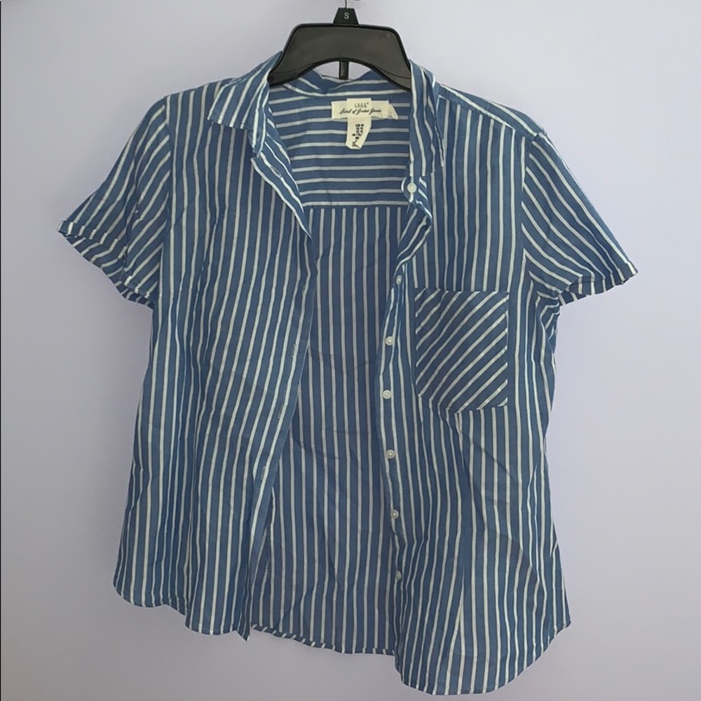 Linen Button Up Short Sleeve